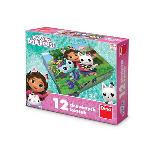 Kniha Dřevěné kostky Gábi