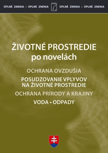 Kniha Životné prostredie po novelách