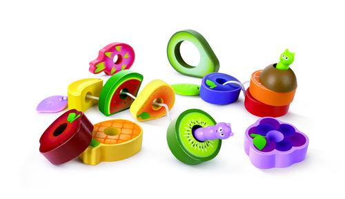 Kniha Hape Navliekacia húsenica Ovocie HAPE