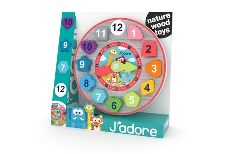 Kniha J'ADORE Vkladacie puzzle hodiny J’ADORE