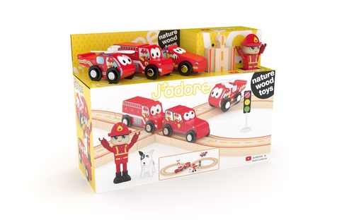 Kniha J'ADORE Železnica hasiči J’ADORE