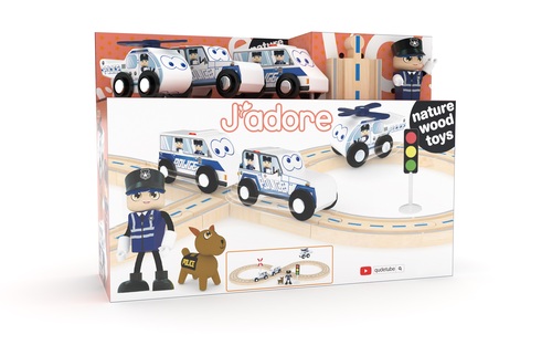 Kniha J'ADORE Železnica polícia J’ADORE