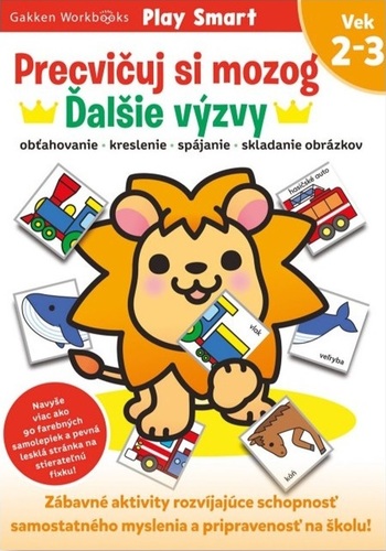 Kniha Precvičuj si mozog - Ďalšie výzvy Vek 2–3