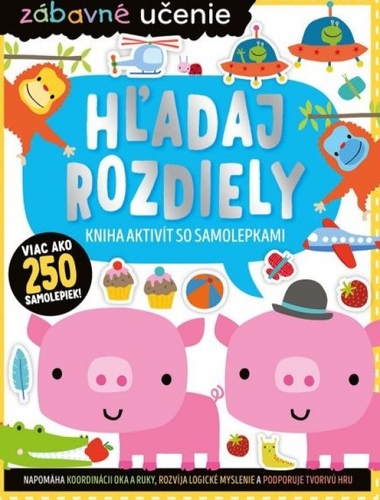 Kniha Zábavné učenie - Hľadaj rozdiely