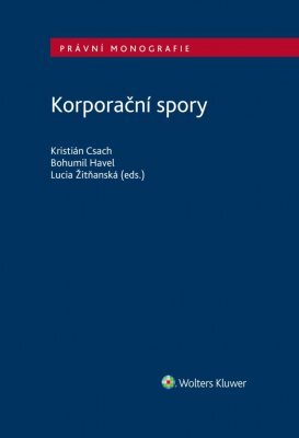 Kniha Korporační spory - Havel Bohumil