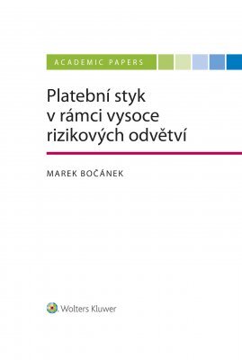 Kniha Platební styk v rámci vysoce rizikových odvětví - Marek Bočánek