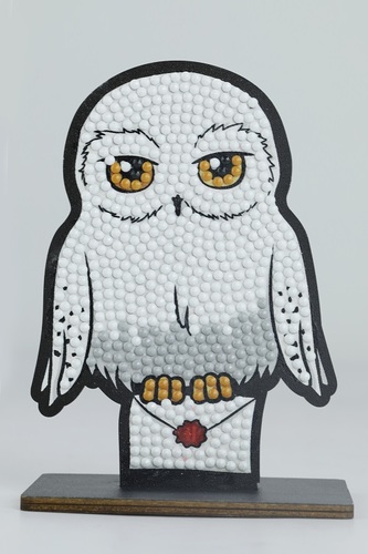 Figúrka Hedwig vykladanie z diamantov