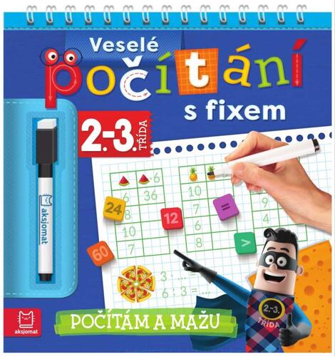 Kniha Veselé počítání s fixem - Počítám a mažu