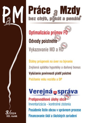 Kniha Práce a Mzdy, bez chýb, pokút a penále 3/2024
