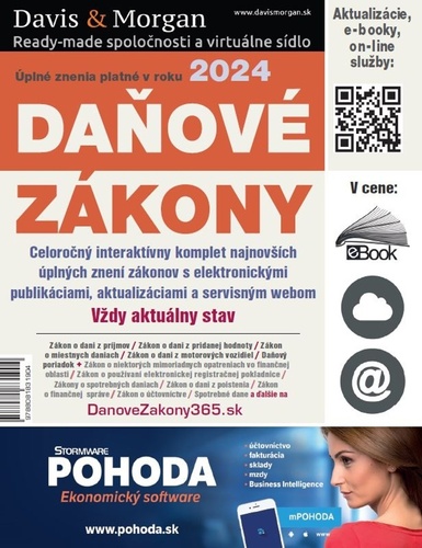 Kniha Daňové zákony 2024 SK