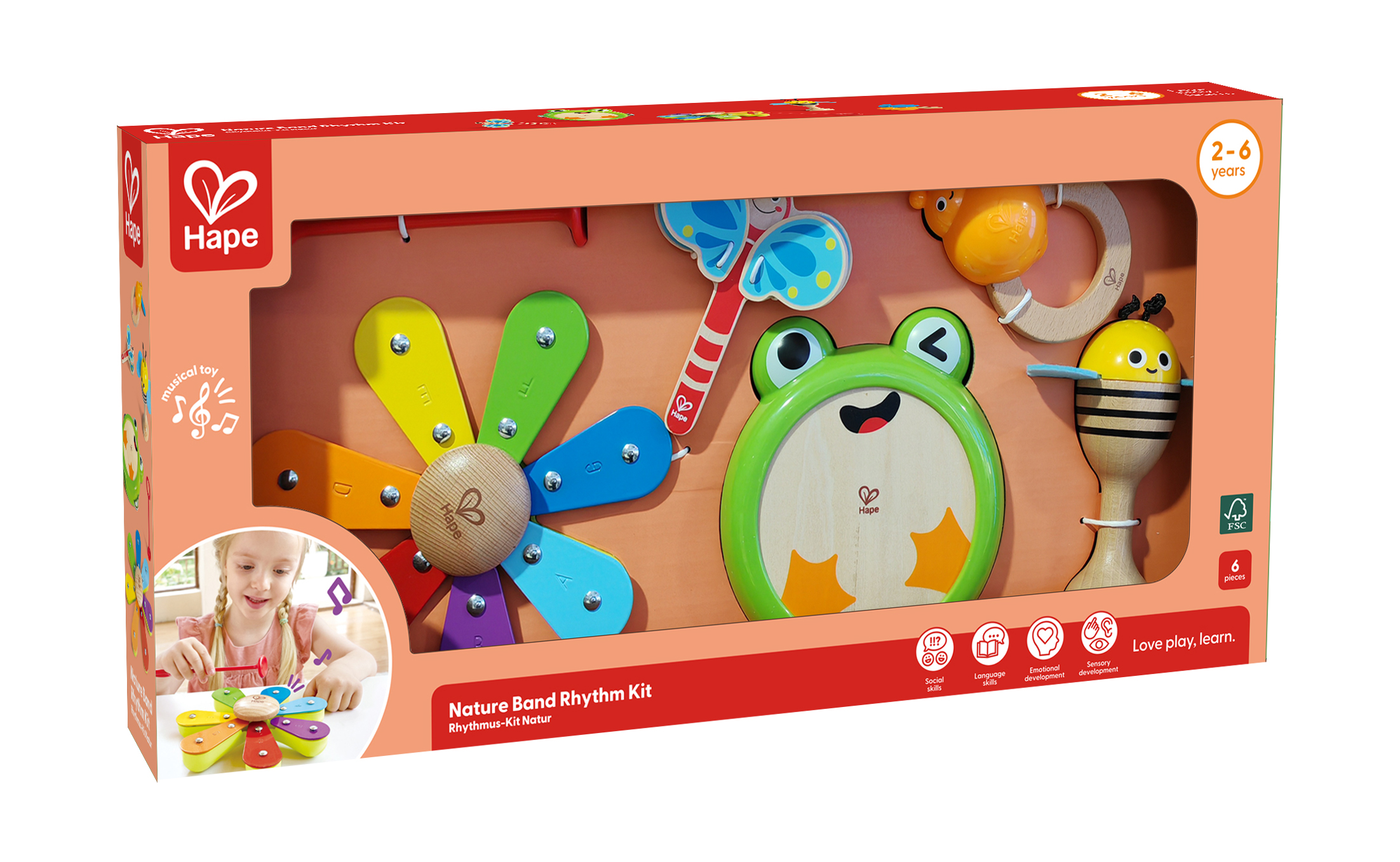 Set hravých hudobných nástrojov HAPE