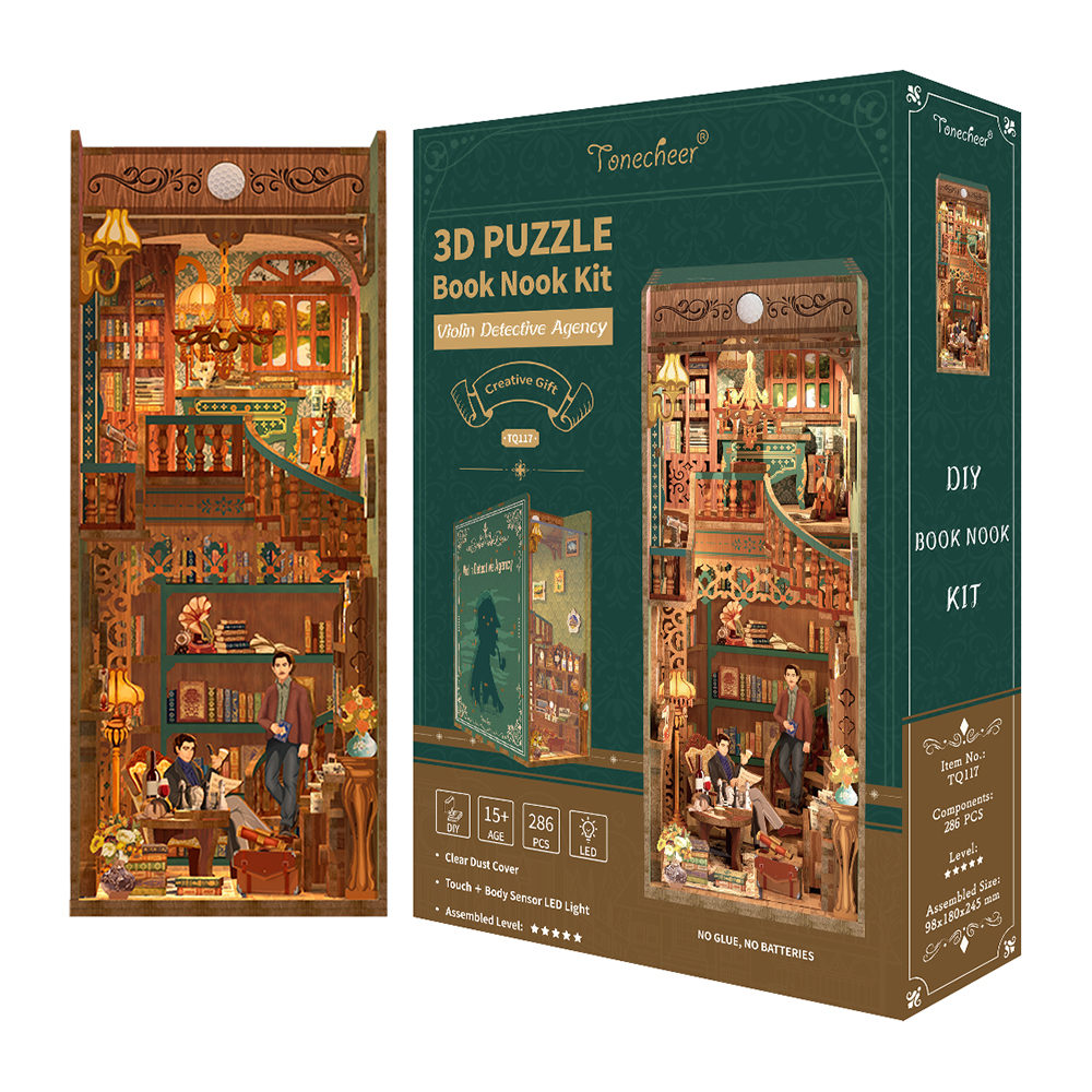 Book Nook - 3D Puzzle - Detektívna agentúra Sherloka Holmesa