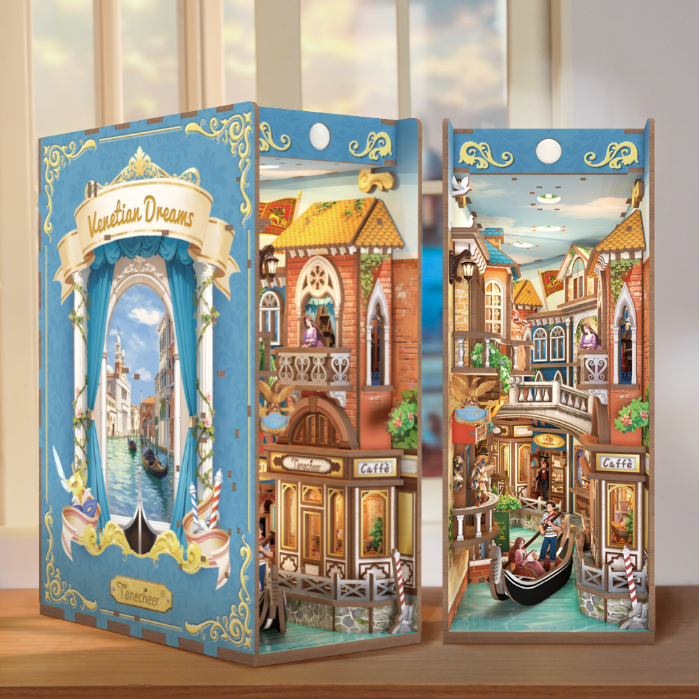Book Nook - 3D Puzzle - Benátske Sny