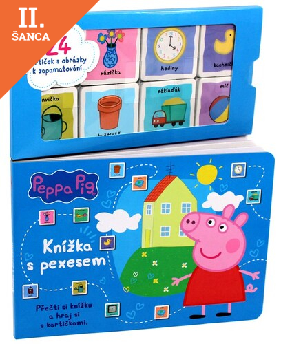 Lacná kniha Peppa Pig - Knížka s pexesem