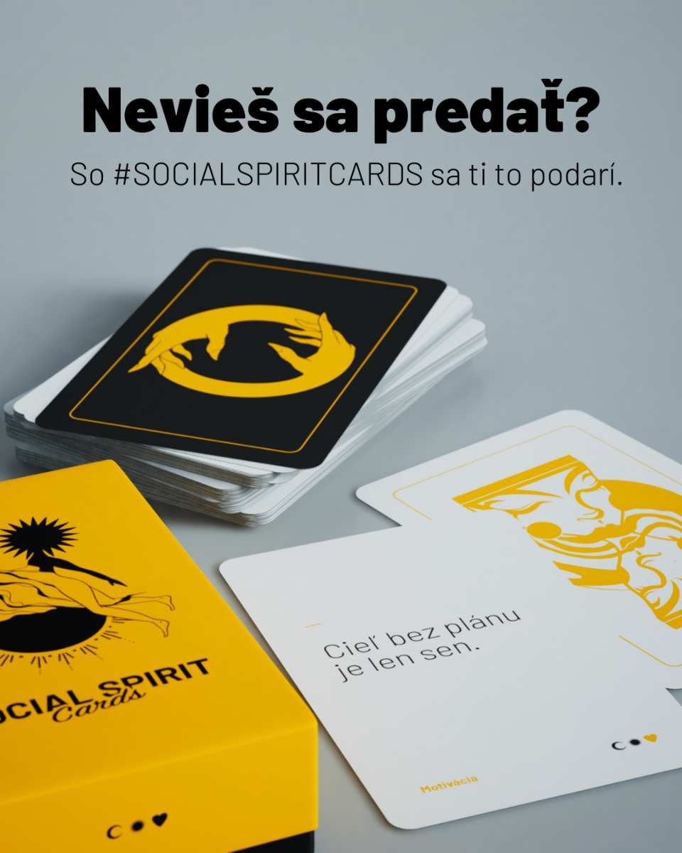 SOCIALSPIRITCARDS - hravá edukačná pomôcka pre tvorcov na sociálnych sieťach