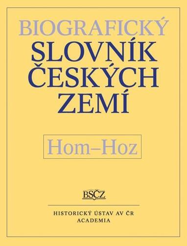 Kniha Biografický slovník českých zemí Hom-Hoz
