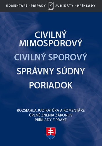 Kniha Civilný mimosporový Civilný sporový Správny súdny poriadok