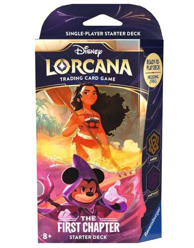 Ravensburger Kartová hra Disney Lorcana: The First Chapter - Starter Deck Amber & Amethyst