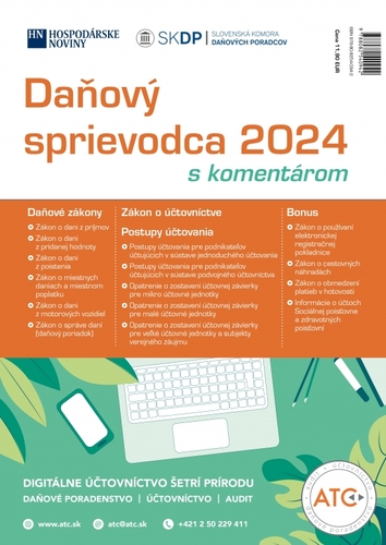 Kniha Daňový sprievodca 2024 s komentárom