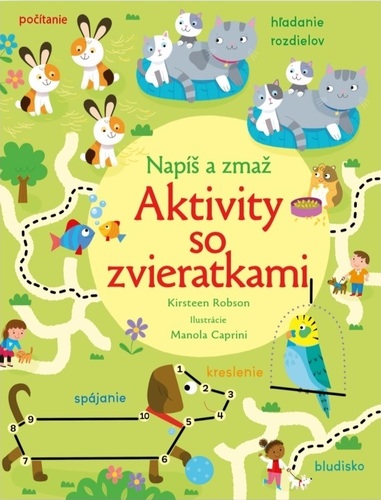 Kniha Napíš a zmaž - Aktivity so zvieratkami