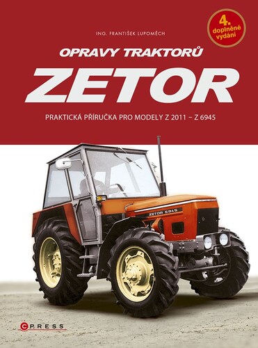 Kniha Opravy traktorů Zetor