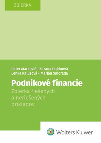 Kniha Podnikové financie