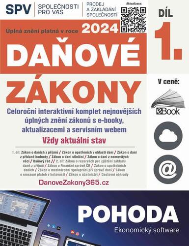 Kniha Daňové zákony 2024 XXL ProFi (Díl 1.) - Kolektív autorov