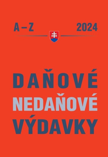 Kniha Daňové a nedaňové výdavky 2024