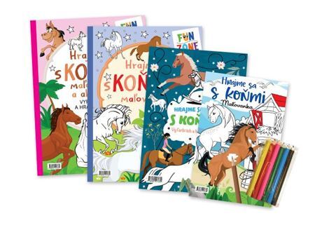 Kniha Hrajme sa s koňmi