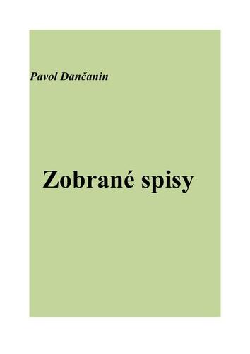 Kniha Zobrané spisy - Pavol Dančanin