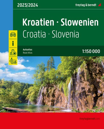 Chorvátsko - Slovinsko 1:150 000 - autoatlas