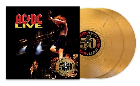 AC/DC - Live (50th Anniversary Gold Metallic) 2LP