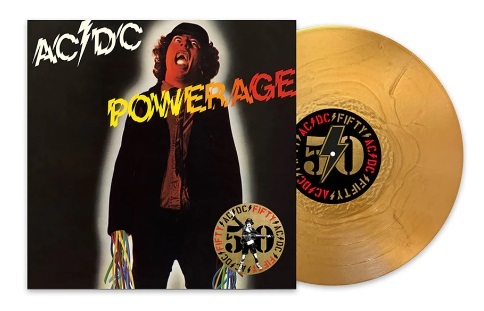 Kniha AC/DC - Powerage (50th Anniversary) (Gold Metallic) LP
