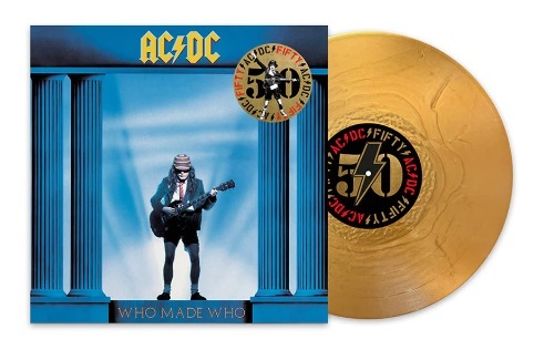 Kniha AC/DC - Who Made Who (50th Anniversary) (Gold Metallic) LP