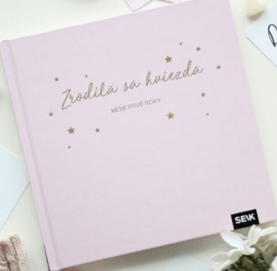 Kniha Moje prvé roky - ružová