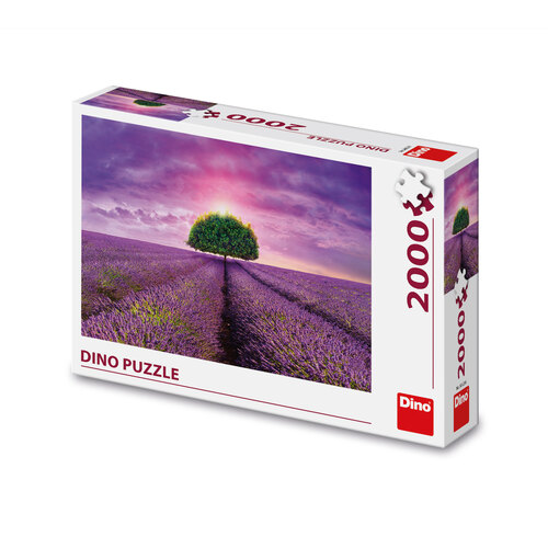 Kniha Puzzle 2000 Levandulové pole