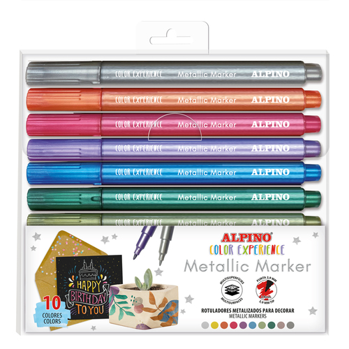 Alpino Metalické fixky Color Experience 10 ks