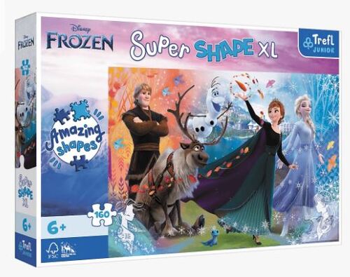 Puzzle Disney Frozen 160 XL Super Shape Trefl
