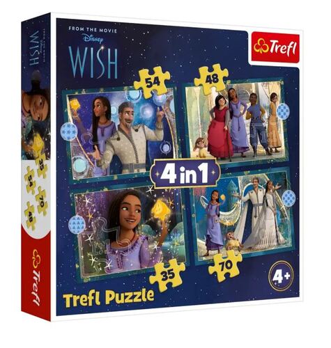 Puzzle Disney Prianie 4v1 Trefl