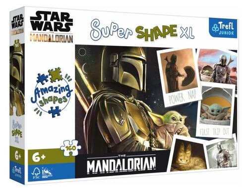 Puzzle Star Wars - Mandalorian 160 XL Super Shape Trefl
