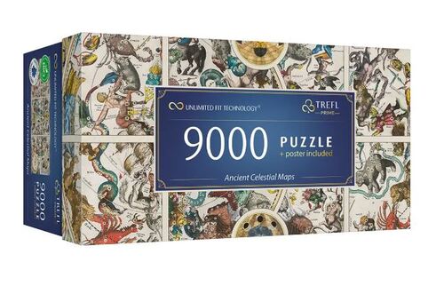 Puzzle Staroveké nebeské mapy 9000 Trefl Prime