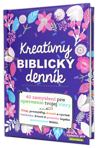 Kniha Kreatívny biblický denník (vydanie pre dievčatá)