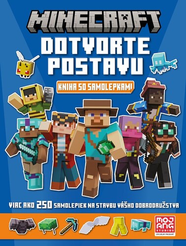 Kniha Minecraft - Tvorba postáv - Knižka so samolepkami