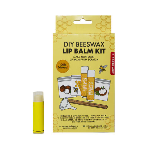 Kikkerland DIY sada balzamov na pery so včelím voskom