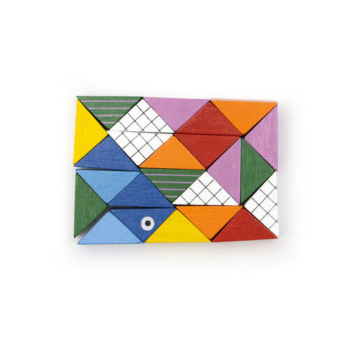 Kikkerland Hlavolam ZOO drevený