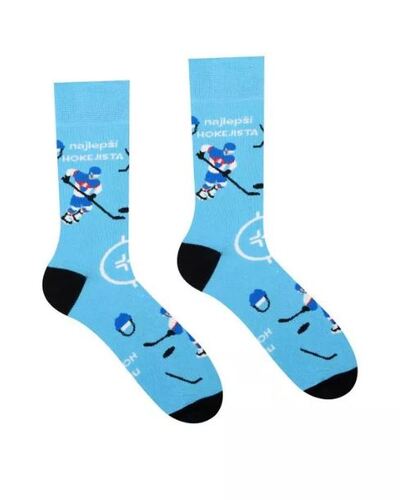 Unisex ponožky Najlepší hokejista Paradoo (veľkosť: 41-46)