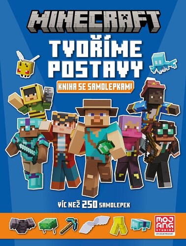 Kniha Minecraft - Tvoříme postavy - Knížka se samolepkami