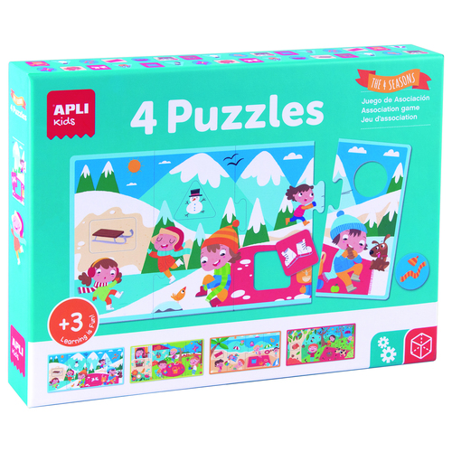APLI Asociačné puzzle - Ročné obdobia