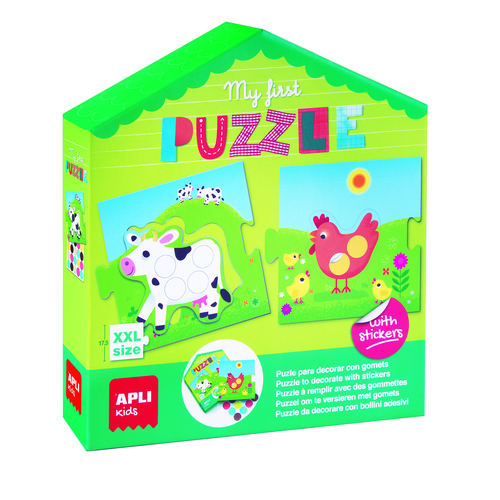 Kniha APLI APLI Moje prvé Puzzle s nálepkami