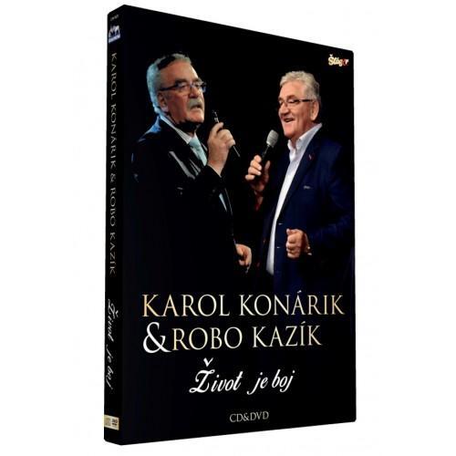 Kniha Konárik Karol & Robo Kazík - Život je boj 2CD+DVD